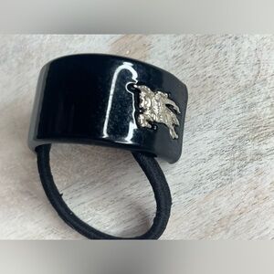 Black Burberry hair band